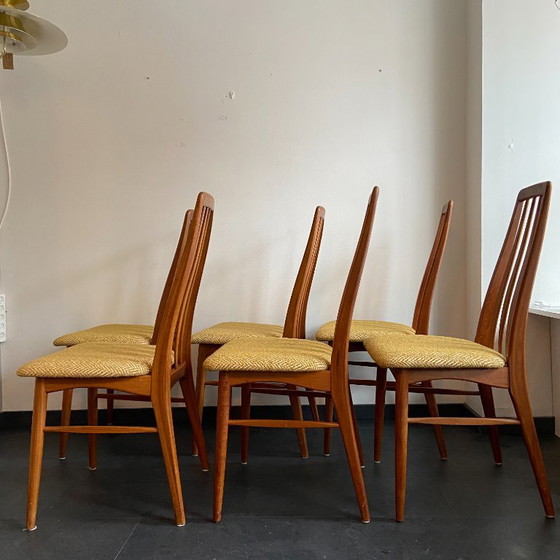 Image 1 of Ensemble de 6 chaises à repas vintage par Niels Kofoed