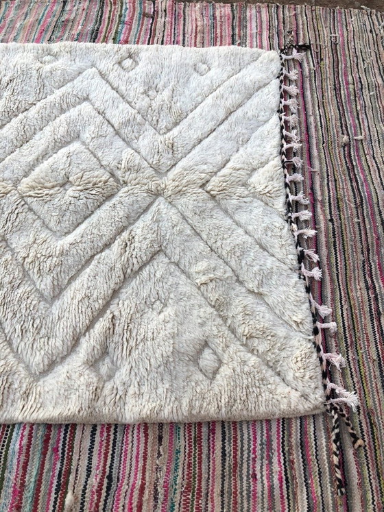 Image 1 of Alfombra de lana pura hecha a mano, artesanía tradicional, tamaño 150/350 cm.