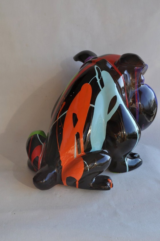 Image 1 of Scultura di cane Bulldog francese - Resina (rif. 2412 b)