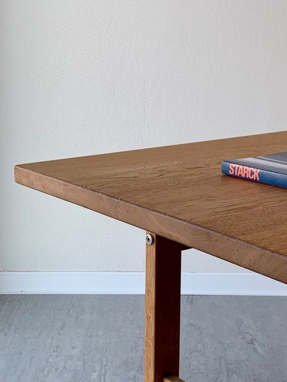 Image 1 of Hans J. Wegner coffee table – PP Møbler – solid oak – with original label
