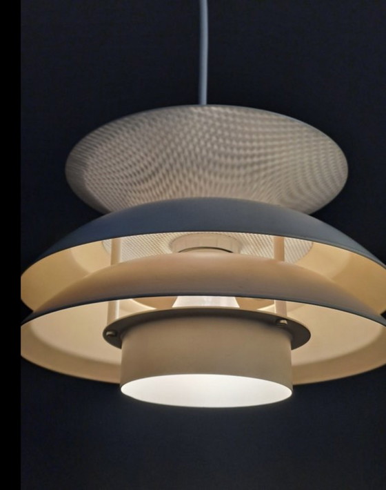 Lampada a sospensione scandinava vintage, Danimarca, anni '70 – Belux, Lampade a sospensione, Metal (photo 12 of 14)