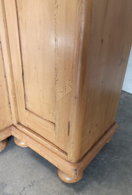 Buffet ancien en pin massif – Armoires murales, Wood (photo 12 of 15)