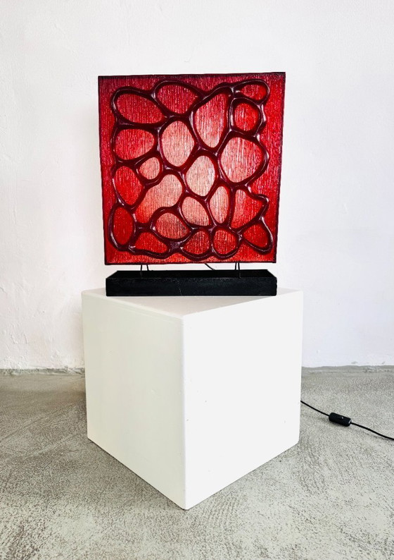 Image 1 of SYNTHETIC TABLE LAMP BY UNKNOWN DESIGNER, CA 1960s/1970s