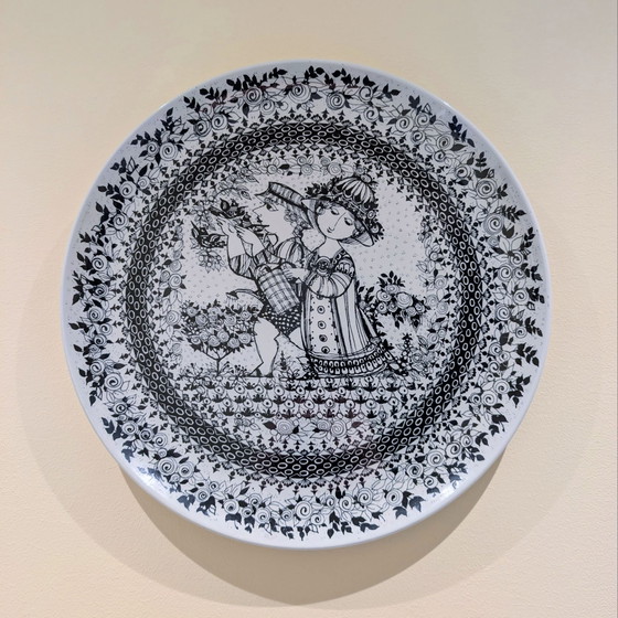 Bjørn Wiinblad 4 Seasons – set XL completo Ø35 cm – Decoración de pared, Porcelana (photo 4 of 10)
