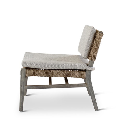 Sillón de salón Castle Line color gris teca (juego de 2)