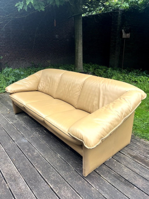 Leolux 3-seater designer sofa - leather upholstery - top condition