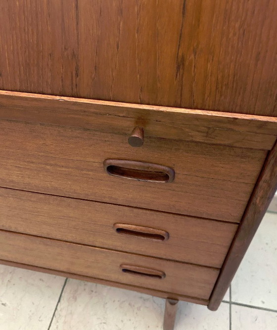 Image 1 of Vintage Deense secretaire Bernhard Pedersen & Zoon