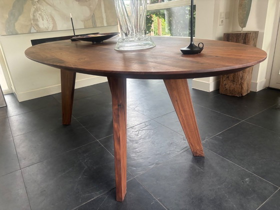 Image 1 of Oval Walnut Dining Table