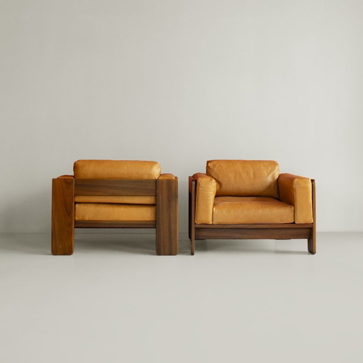 2 x Bastiano armchairs by Tobia Scarpa - Gavina, 1960