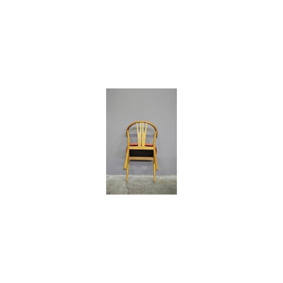 Image 1 of Set of 11 vintage oakwood and bentwood dining chairs, 1990s