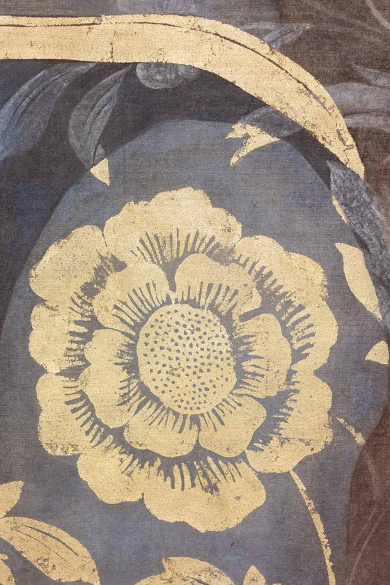 Image 1 of Lienzo pintado que representa un retrato de estilo renacentista italiano