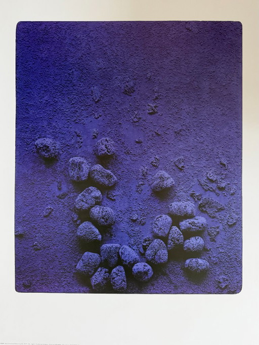 Yves Klein dopo (1928-1962), Rilievo èponge blu: RE19, 1958, copyright VG Bild-Kunst, Bonn 2008, Stampato in Germania