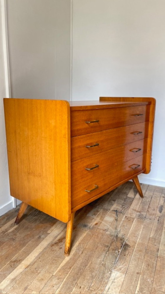 Vintage ladekast met kompasvormige poten – Ladekasten, Wood (photo 24 of 42)