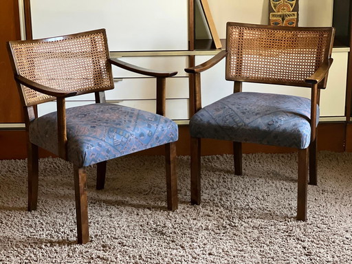Pair of armchairs Mod. n° 319/11, Bruno Paul, Bauhaus 1934