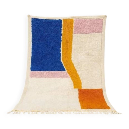 Tapis en laine coloré 200cm x 300cm