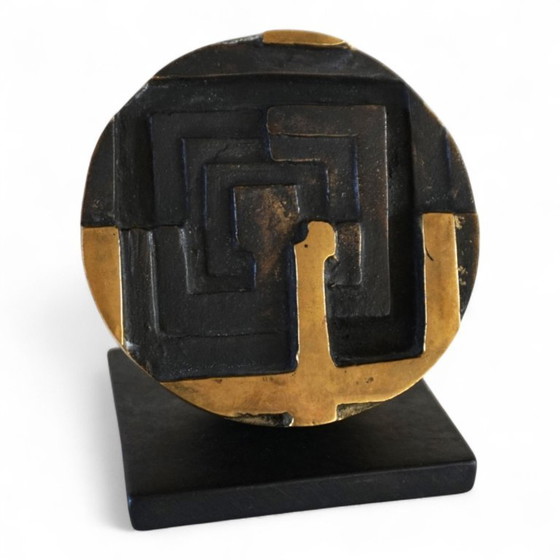 Image 1 of Bronze Sculpture Labyrinth by Fanna Roncoroni, 1970