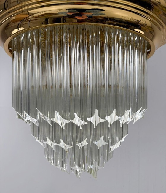 Image 1 of Ceiling light/lamp by Paolo Venini, Asta Quadrilobo, Murano glass, Italy, 1960s