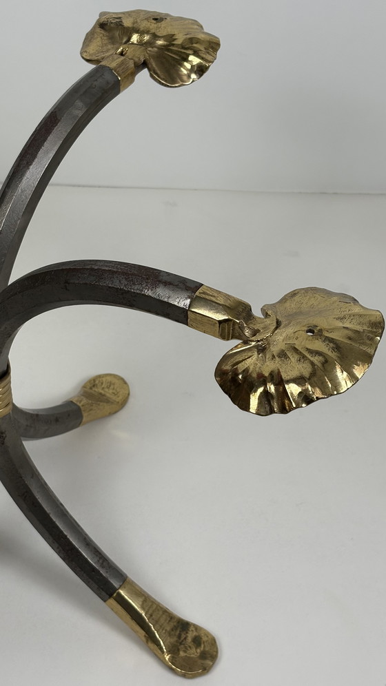 Image 1 of Manfred Bredohl Design robust Brutalist metal coffee table