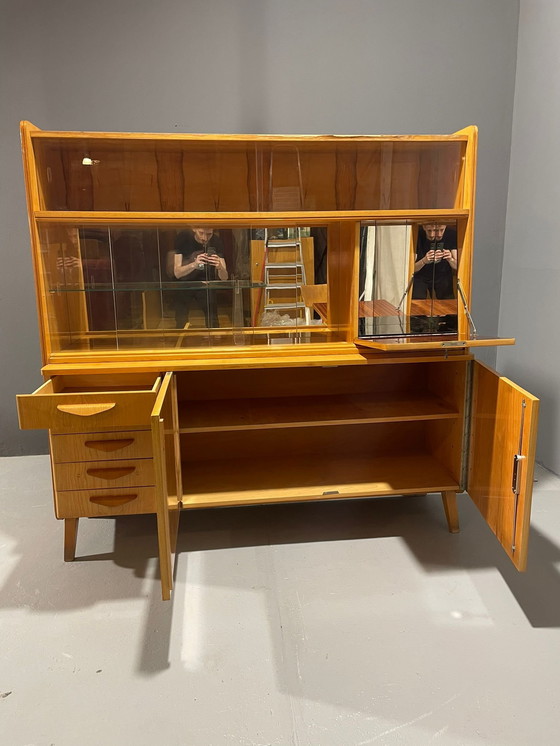 Image 1 of Original 1960s Mid-Century Highboard by František Jirák for Tatra Nábytok – Czechoslovakia