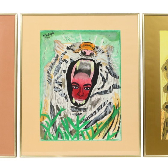 Image 1 of Vintage Framed Paintings