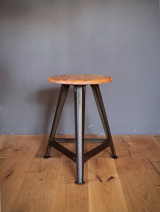 Rowac stool 50 cm 1x Marked workshop stool Bauhaus design