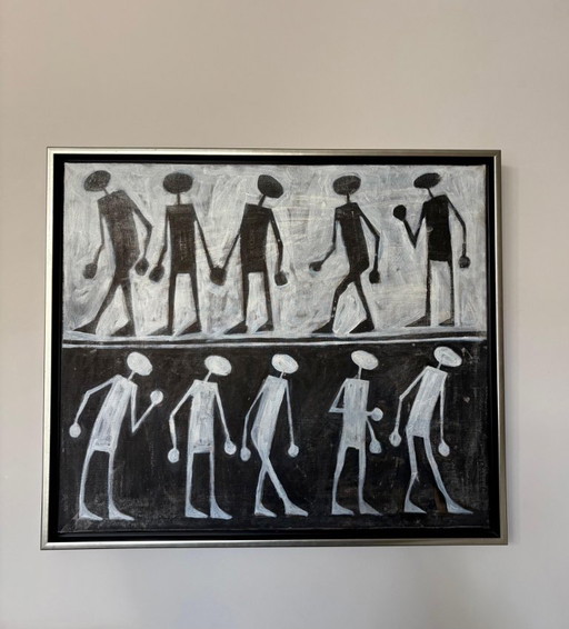 Schilderij ingelijst in baklijst van Oleg Chernykh