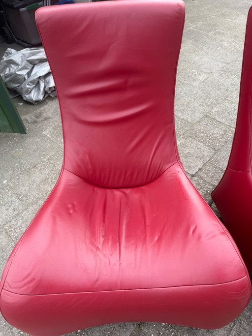 De Sede stoelen ds264 rood
