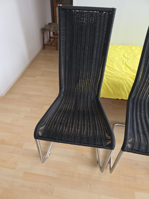 4 chaises de salle à manger Tecta B25