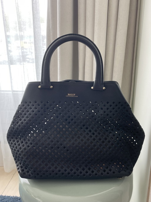 Bally black pristine handbag