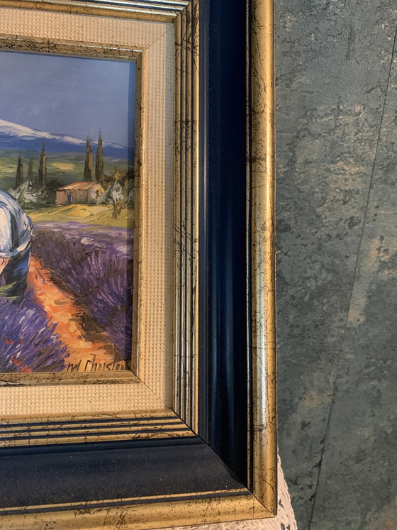 Provence - Lavender Harvest by Michel Christophe – Paintings & Drawings, Wood, Canvas (photo 14 of 14)