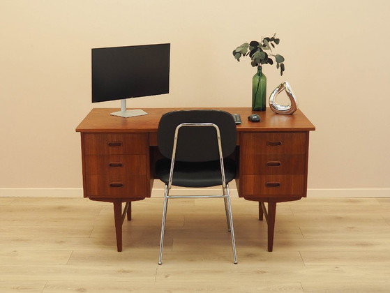 Image 1 of Scrivania in teak, design danese, anni '70, prodotta in Danimarca