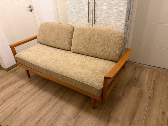 Wilhelm/ Walter Knoll, "Antimott" Daybed, Sofa, Original – 2 seaters, Wood (photo 14 of 16)