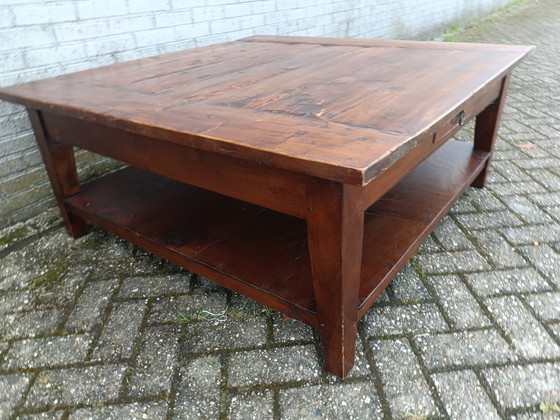 Image 1 of Tavolino da caffè quadrato in teak