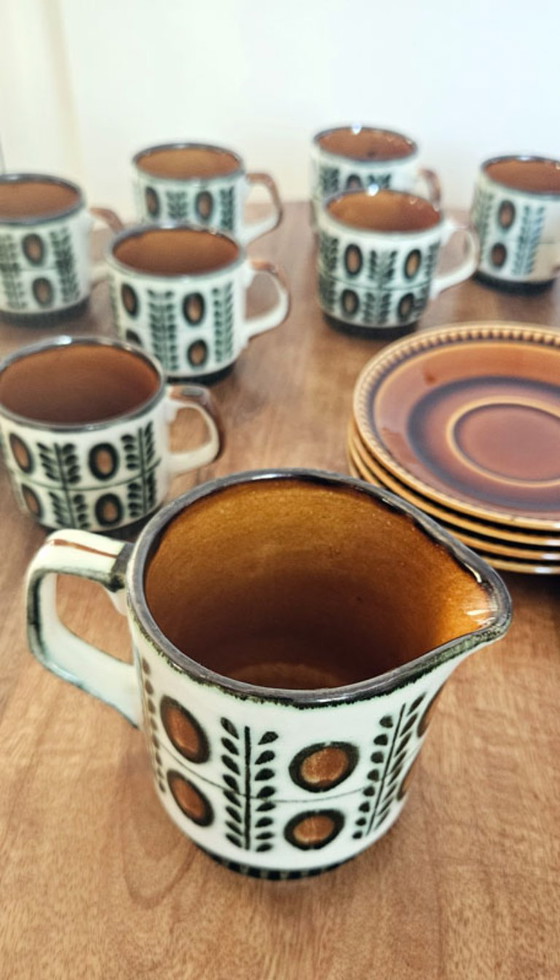 Boch La Louvière Walnoot Serie Koffieservies – 18-delig – 8 personen – Ceramic (photo 10 of 14)