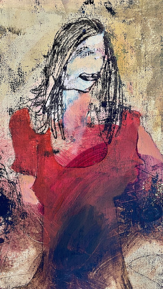 Image 1 of Painting "Three Dancers" by Sjer Jacobs