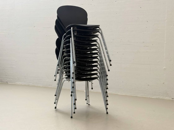 Image 1 of Juego de 6 sillas apilables, modelo SON / Solo, de Sitz & Co, Dinamarca.