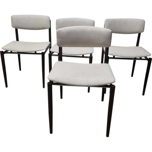 Set of 4 vintage dining chairs by C. Denekamp for Thereca, 1960s