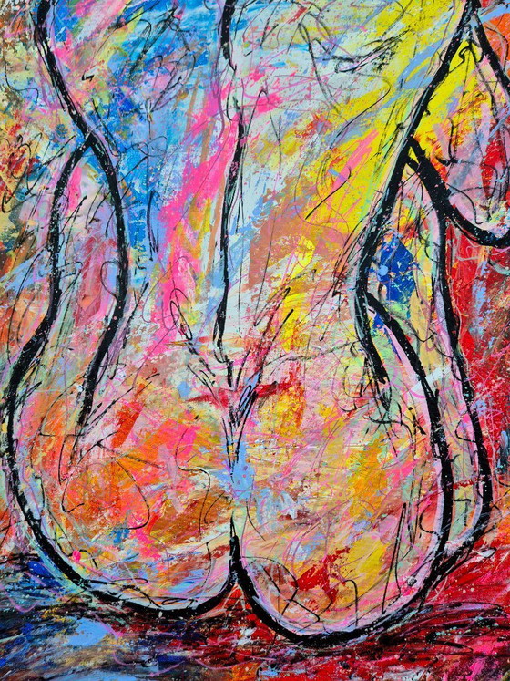 Image 1 of Jovan Srijemac (1962) - She in a colorful world