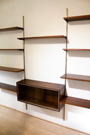 1960s Modular Rosewood Tetex Wall System