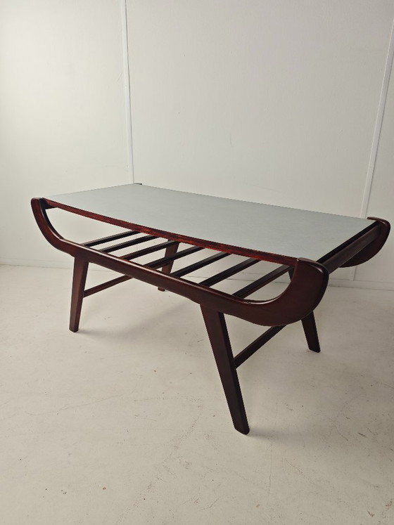 Mid Century Modern Vintage Coffee Table Reversible Top – Wood (photo 9 of 9)