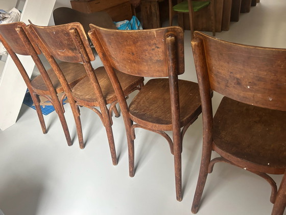 4 sedie Thonet originali vintage modello 32 – Sedie da pranzo, Legno (photo 4 of 7)