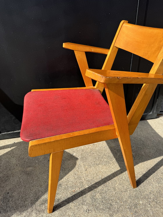 Image 1 of Sillas de puente con patas de compás, década de 1960