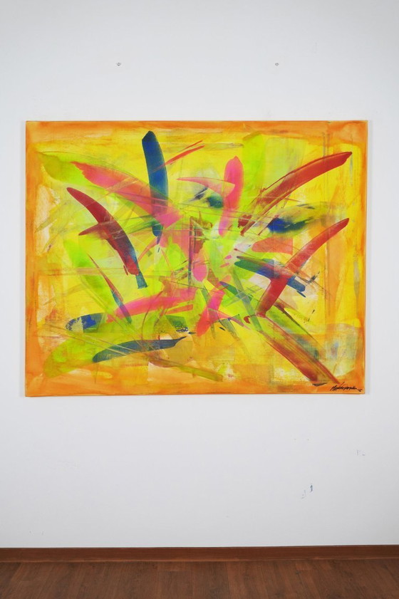 Image 1 of Parscha MIRGHAWAMEDDIN - Confetti Cannon XXL - Artist's Canvas