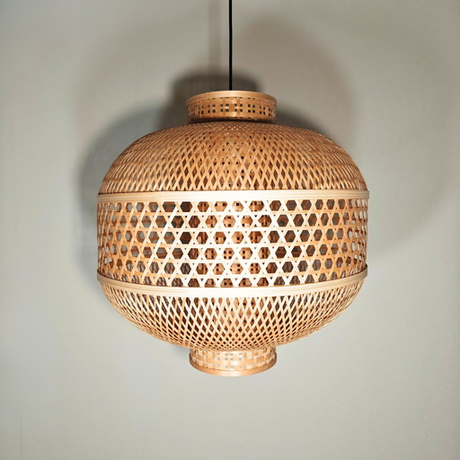 Ada Bamboo Pendant Light - 50 X 50 X 50 Cm - Fést Amsterdam