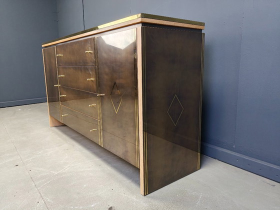 Image 1 of Credenza vintage in ottone di belgochrom, anni '70