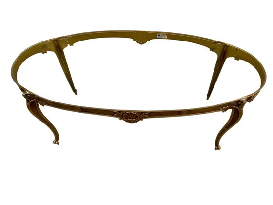 Image 1 of Tavolino da caffè in stile Luigi XV, consolle in marmo verde