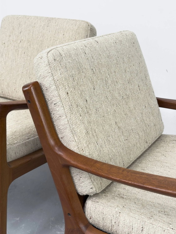 Senator Fauteuils in Teak en Wol van Ole Wanscher voor Cado, Set van 2 – Wool, Mid Century Modern (photo 15 of 25)