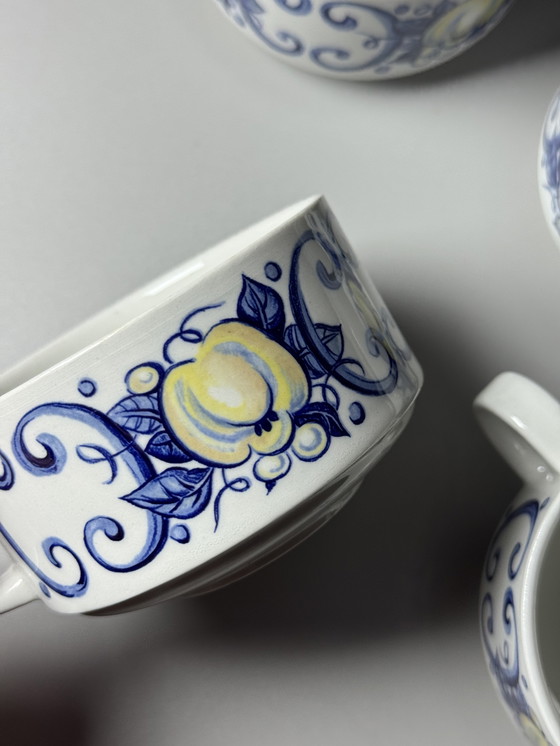 Image 1 of Villeroy & Boch - Vintage "Cadiz" thee- en koffieset voor 6 personen