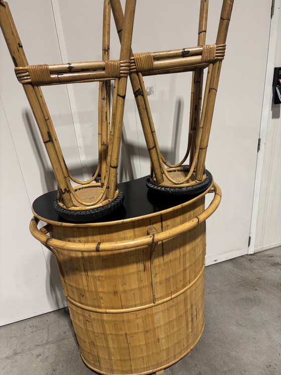 Tikki bar and bar stools – Rohé Noordwolde, Barstools, Bamboo, Rattan (photo 6 of 7)