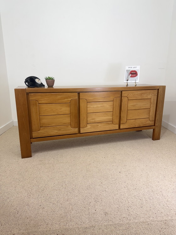 Groot vintage dressoir van Chauvin S.A. – jaren 70 – High boards, Wood (photo 7 of 11)